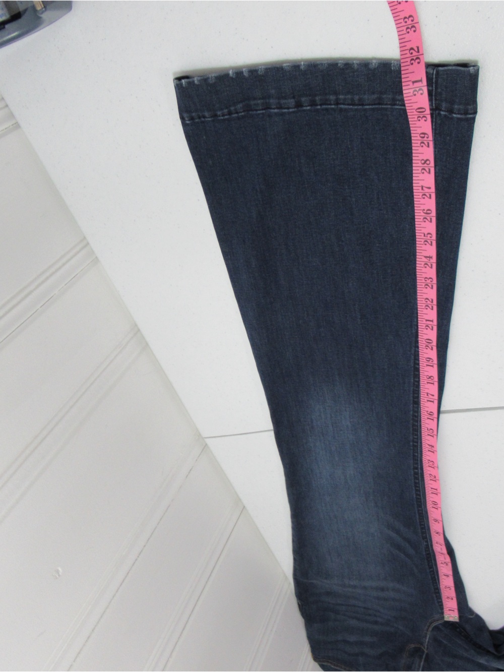 Democracy AB Technology Comfort Waist Flared Wide Leg Denim Jeans Size 10 - Picture 15 of 16